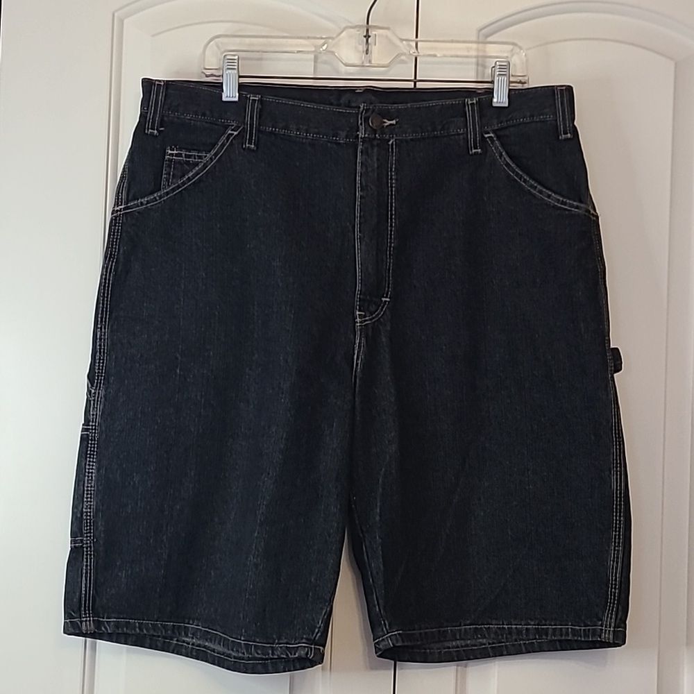 Dickies Relaxed Denim Utility Shorts Cotton Size 36